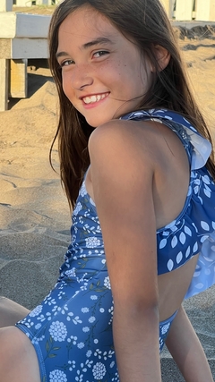 Inés Algodón Azul - tienda online