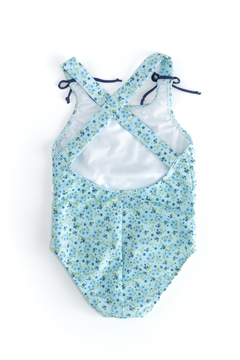 Amparo Liberty celeste y azul - comprar online