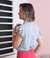 Camisa regata em crepe com babado - comprar online