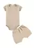 Conjunto Canelado Light curto - Avelã - Raccoon Baby - comprar online