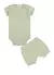 Conjunto Canelado Light curto - Verde Menta - Raccoon Baby - comprar online