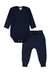 Conjunto Canelado Light longo - Marinho - Raccoon Baby - comprar online