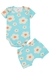 Conjunto Body Cotton Light Curto - Margarida - Raccoon Baby - comprar online
