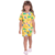 Conjunto pijama em malha ZOO AMARELO