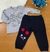 Conjunto camiseta manga longa em malha e calça em moletom dogs - Valentina Baby Kids - Moda Infantil e Juvenil