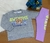 Conjunto casaco em moletom lótus e legging em cotton awesome girls