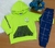Conjunto casaco com capuz e calça em moletom game time
