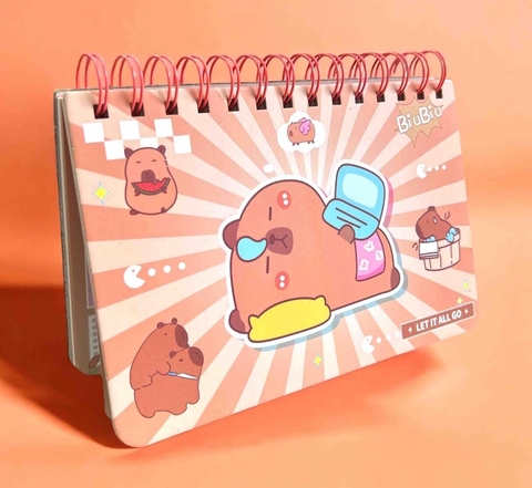 Anotador planner Capybara.