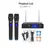 Microfone Sem Fio G-MARK G210V Profissional 2 Canais Handheld Karaoke Mic Para F na internet