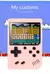Console de videogame portátil mini portátil retro para crianças, 8 bits, 3.0 - comprar online