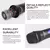 Imagem do Microfone Sem Fio G-MARK G210V Profissional 2 Canais Handheld Karaoke Mic Para F