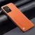 Capa luxuosa de couro pu para motorola moto g55, capa traseira fosca de silicone - loja online