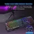 Teclado mecânico retroiluminado com 104 teclas, teclado para jogos com fio, à na internet