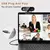 Webcam 4K 1080P Mini Câmera 2K Full HD Webcam com Microfone 30fps USB Web Cam p na internet