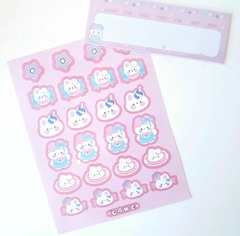 Carpeta Peluche Animalitos - Con Stickers Kawaii - comprar online