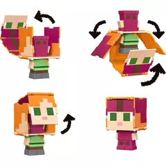 Imagen de Figuras Reversibles Minecraft 2 en 1 | Juguetes Coleccionables