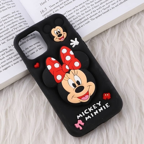 Fundas Kawaii Mickey & Minnie – Protección Cute y Magia Disney 13/14/15pro