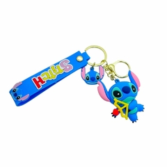 Llavero Stitch de silicona – Modelo kawaii con tira - Premavintage