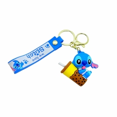 Llavero Stitch de silicona – Modelo kawaii con tira