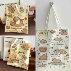Tote Bag Kawaii Capybara | Bolsa Con Diseño