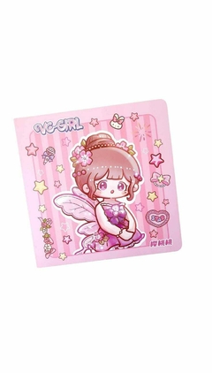 Cuderno Cuadriculado con Stickers Kawaii - comprar online