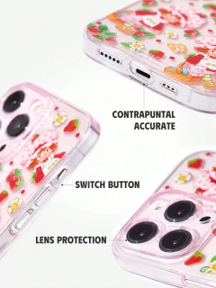 Funda Frutillita | Con Protección de Cámara - Premavintage