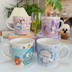 Taza Sanrio pastel - (Hello Kitty / Cinnamoroll / Kuromi) en internet