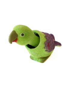 Loro Perico Mueve Cabeza Felpa - Premavintage