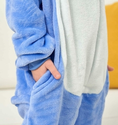 Kigurumi Stitch - Enterito pijama de peluche para niños y adultos