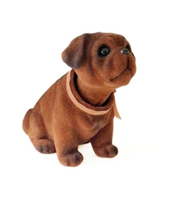 Imagen de Perro Bulldog Mueve Cabeza Mediano Felpa