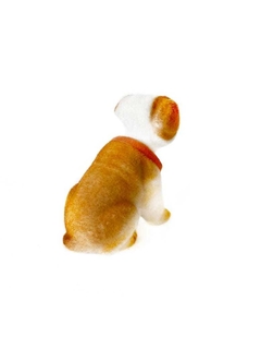 Imagen de Perro Bulldog Mueve Cabeza Mediano Felpa