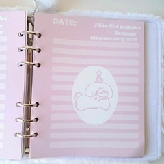 Imagen de Carpeta Peluche Animalitos - Con Stickers Kawaii