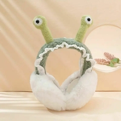 Orejera Caracol peluche con Antenas kawaii - Premavintage