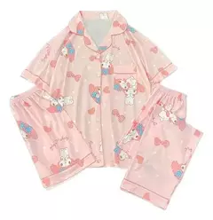 Piyama Sanrio 3 Piezas | Pantalon Largo, Remera y Short - tienda online