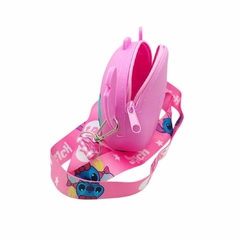 Cartera Stitch kawaii de silicona – diseño 3D con correa ilustrada - comprar online