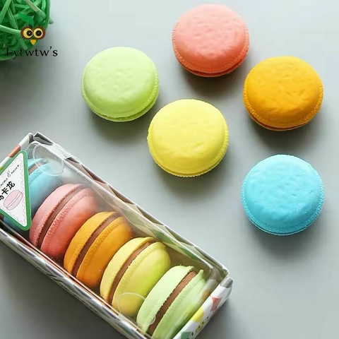 Gomas de Borrar Macarons x5 — ¡Pastel y Ultra Cute! - comprar online