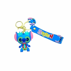 Llavero Stitch de silicona – Modelo kawaii con tira - comprar online