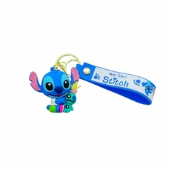Llavero Stitch de silicona – Modelo kawaii con tira - comprar online