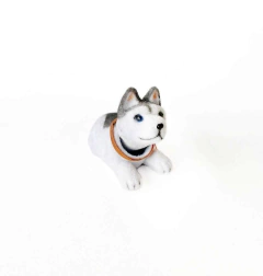 Perro Siberiano Mueve Cabeza Felpa Chico - comprar online