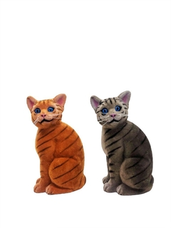 Gatos Sentado Felpa Grande - comprar online