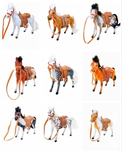 Caballos Felpa con Montura 15 cm
