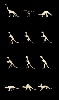 Pack X6 de Dinosaurios de Plástico - comprar online