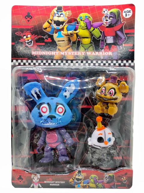 Fnaf SECURITY BREACH vinyl figuras x 3