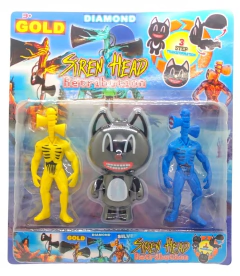 Sirenhead Muñeco Figura Blister X3 - tienda online