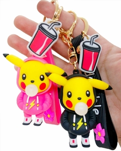 PIKACHU disfraz llavero silicona