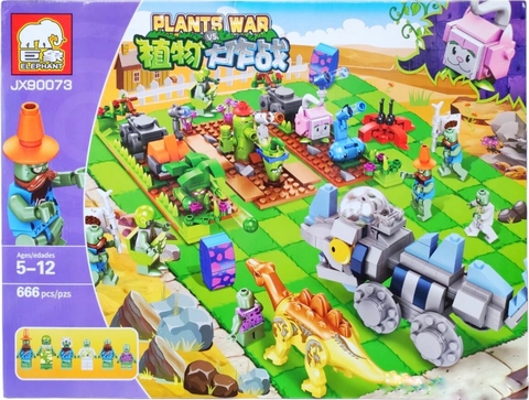 Bloques Encastrables de Plantas VS Zombies