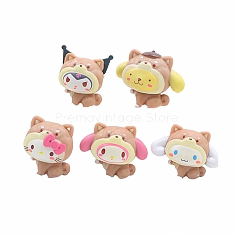 Mini figuras SANRIO SHIBA INU coleccionables