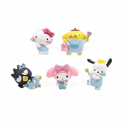 Mini figuras SANRIO PINTORES coleccionables
