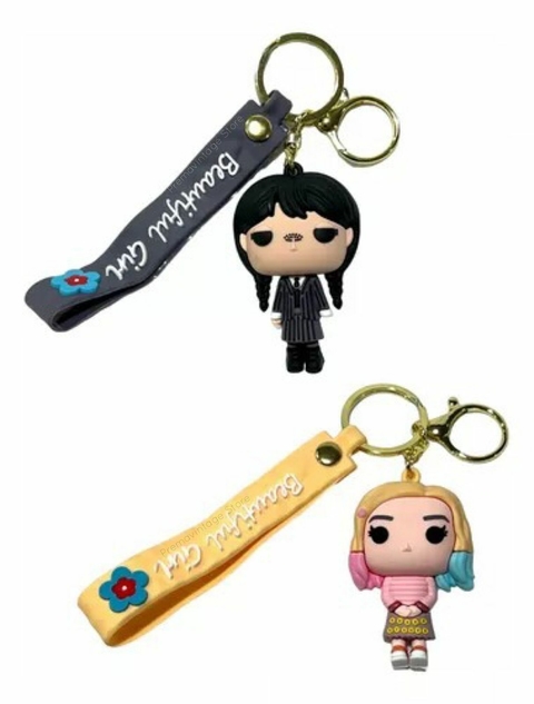 FAMILY ADDAMS Llavero silicona