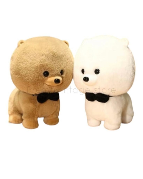 PERRO con MOÑO Peluche